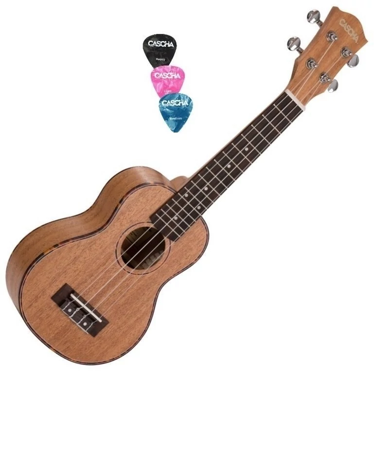 Cascha HH 2024 Premium Mahogany Soprano Ukulele