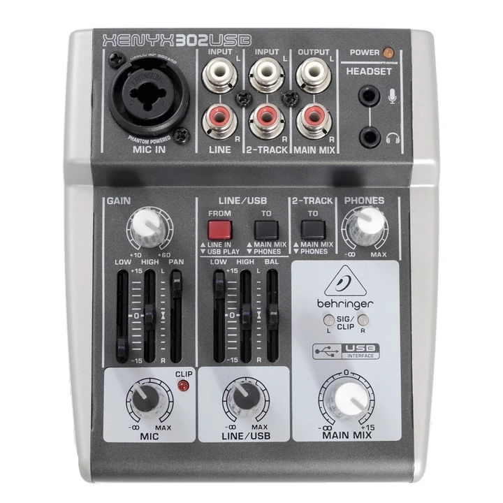 Behringer Xenyx-302 USB keverő