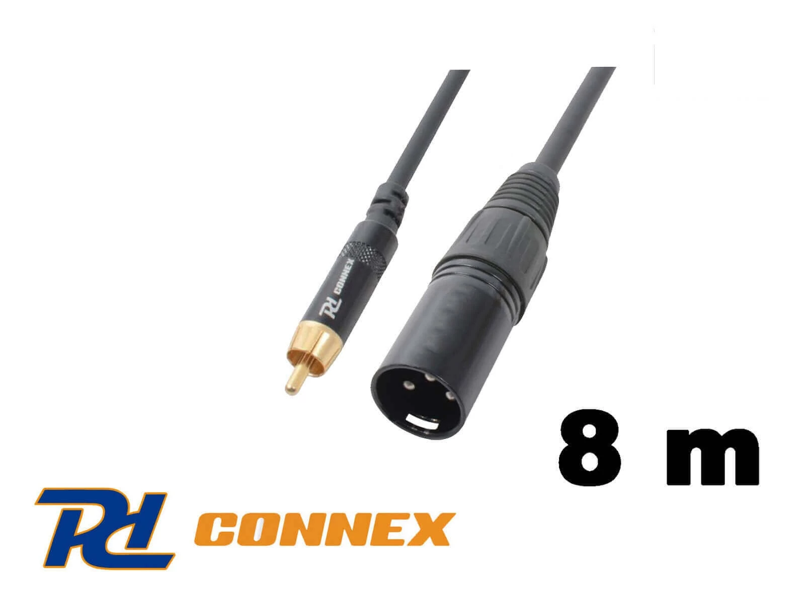 Power Dynamics PD Connex CX52-8 ( RCA-xlr papa ) 8m jelkábel