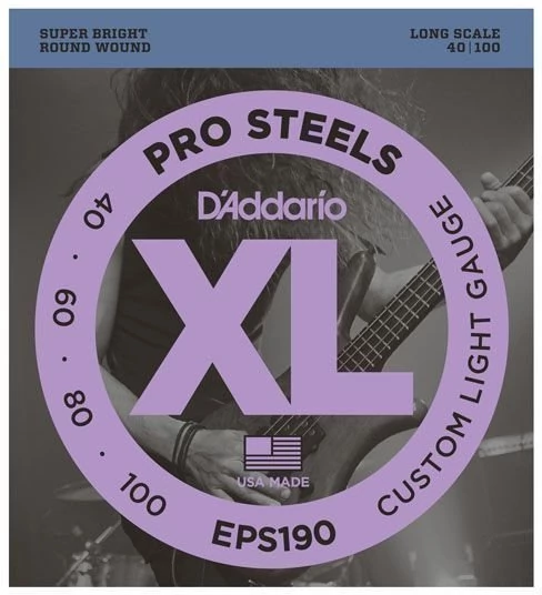 D'Addario EPS190 Prosteels széria 040-100  XL long scale basszusgitár húr szett