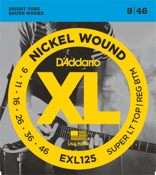 D’Addario EXL125 Super LT Top 009-046 elektromos gitárhúr szett