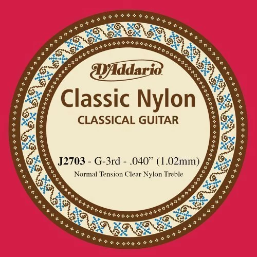 D'addario J2703 G-3rd különálló nylon gitárhúr