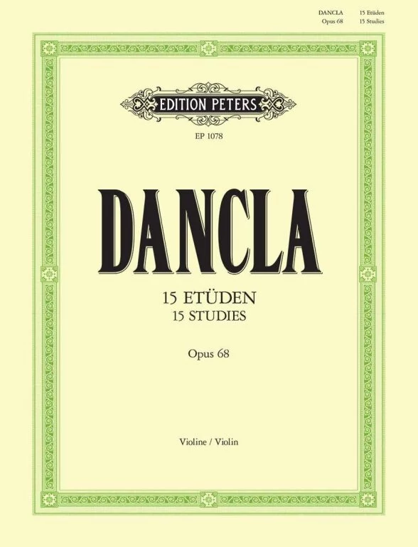 Dancla, Charles 15 Studies Op. 68 for 2 Violins (2Vln)