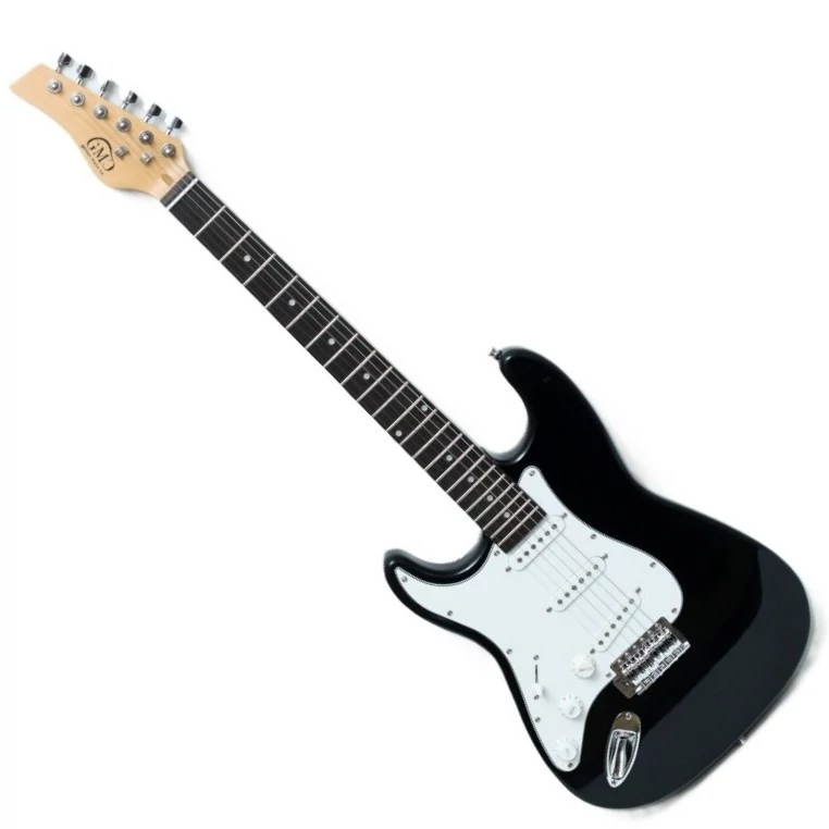 GMC-EGS111 fekete Elektromos gitár BALKEZES!