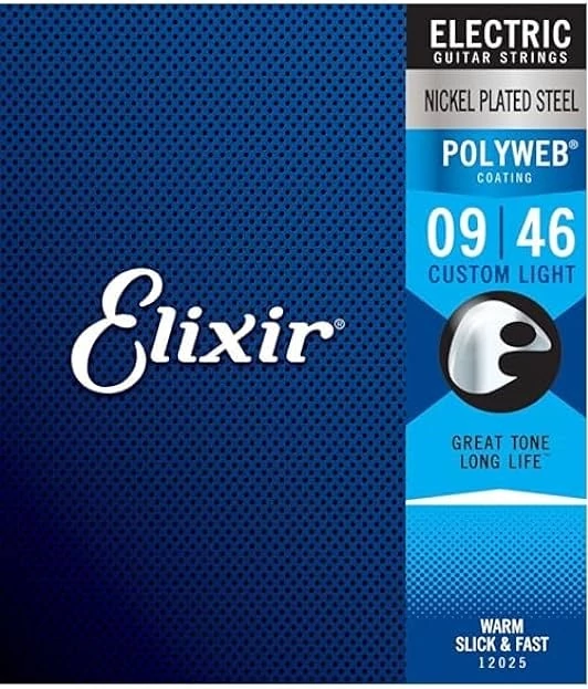 Elixir PolyWeb (12025) 9-46 Custom Light elektromos húr szett