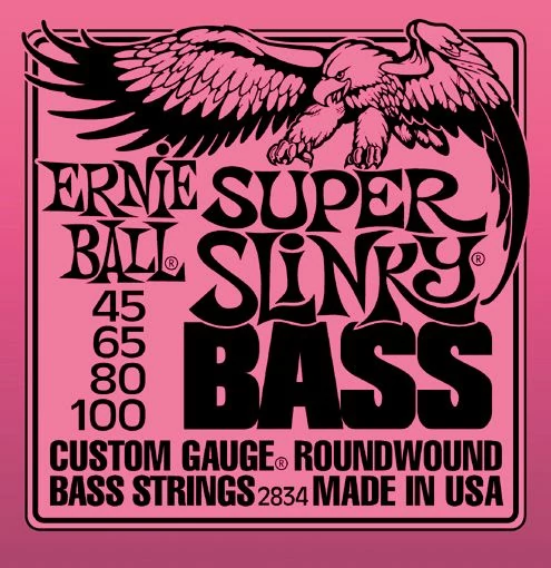 Ernie Ball 2834 Super Slinky 045-100 basszusgitár húr szett