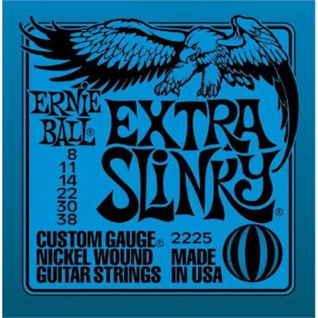 Ernie Ball 2225 Extra Slinky 008-038 elektromos gitárhúr szett