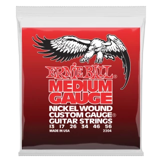 Ernie Ball 2204 Nickel Wound Medium 013-056 elektromos gitárhúr szett