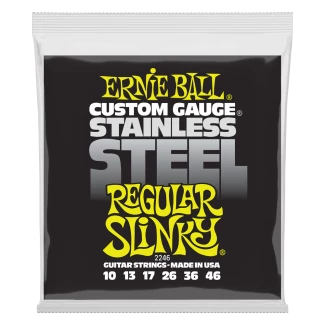 Ernie Ball 2246 Stainless Steel regular Slinky 010-046 elektromos gitárhúr szett