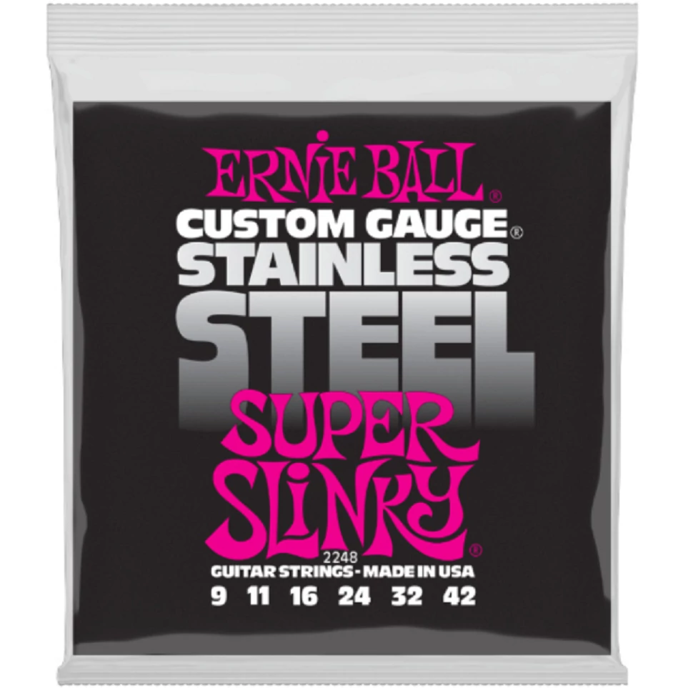 Ernie Ball 2248 Stainless Steel Slinky 009-042 elektromos gitárhúr szett