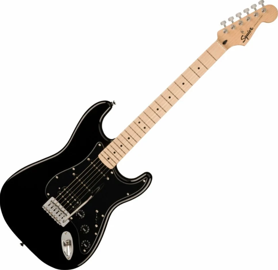 Fender Squier Sonic Stratocaster HSS MN Black elektromos gitár