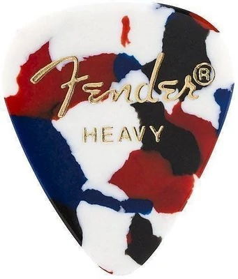 Fender 351 Shape Premium Picks Confetti pengető Heavy