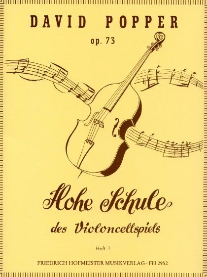 Popper David Hohe Schule 1 des Violoncellspiels Op.73