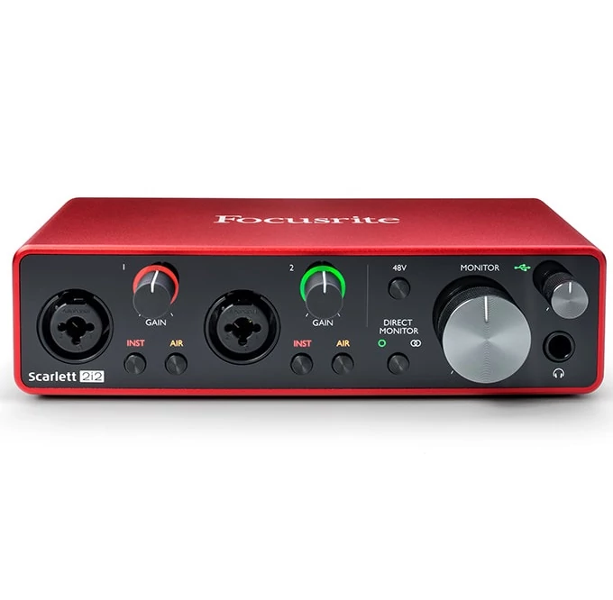 Focusrite Scarlett 2i2 3rd Gen USB hangkártya