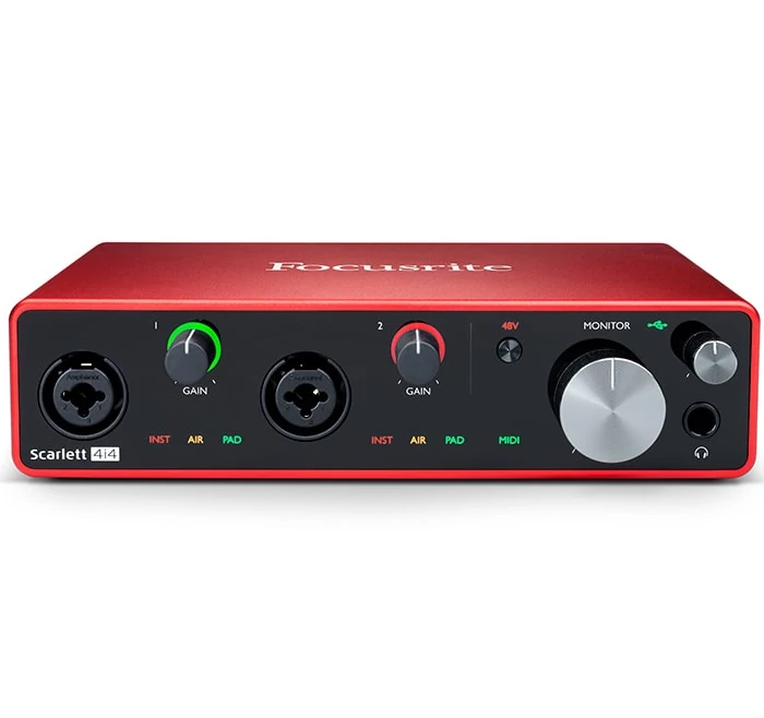 Focusrite Scarlett 4i4 3rd Gen USB hangkártya