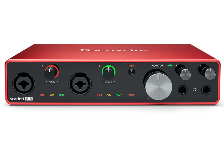 Focusrite Scarlett 8i6 Gen3 USB hangkártya