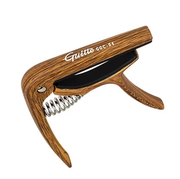 Guitto GGC-04 Wood természetes fa színben klasszikus gitár capo