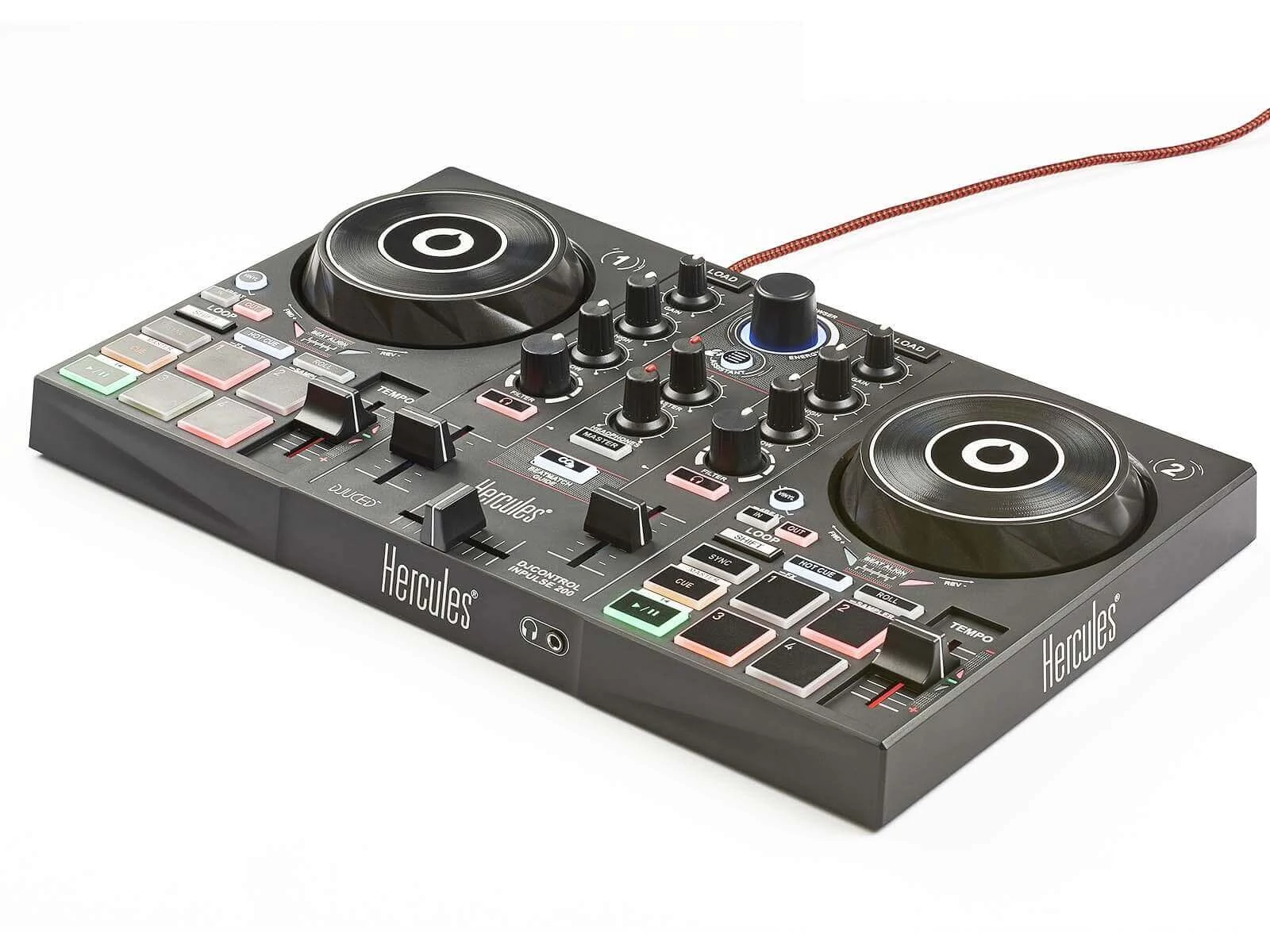 Hercules DJControl Inpulse 200 DJ Controller, keverő, hangkártya