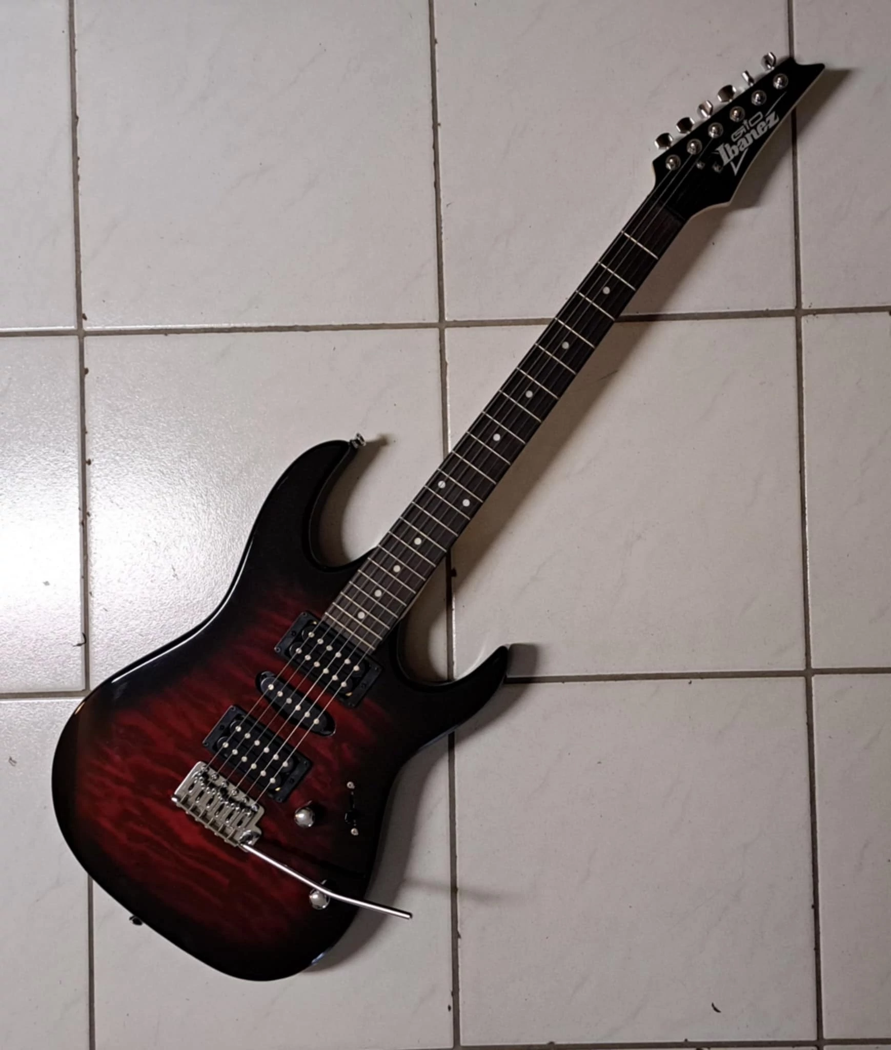 Ibanez GIO GRX70QA-TRB elektromos gitár (Használt cikkek)
