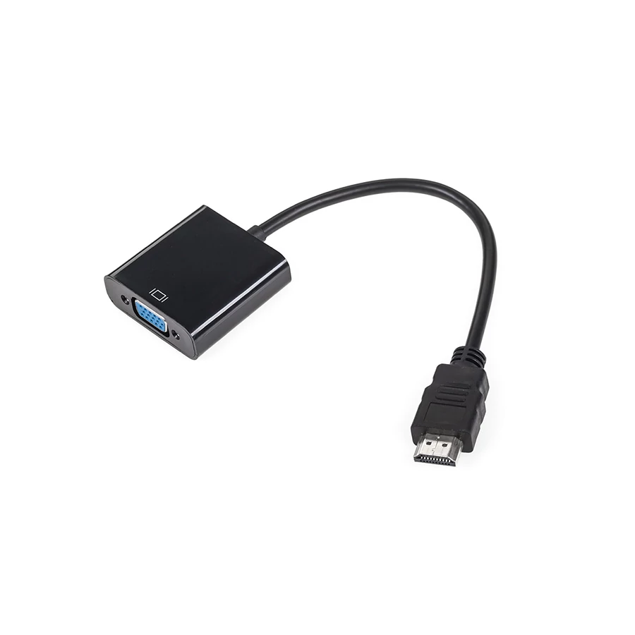 KOM0843 HDMI - VGA adapter HDMI bemenet - VGA és audió kimenet 20 cm