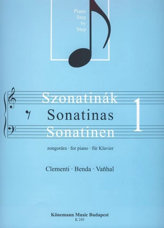 Clementi-Benda-Vanhal Szonatinák