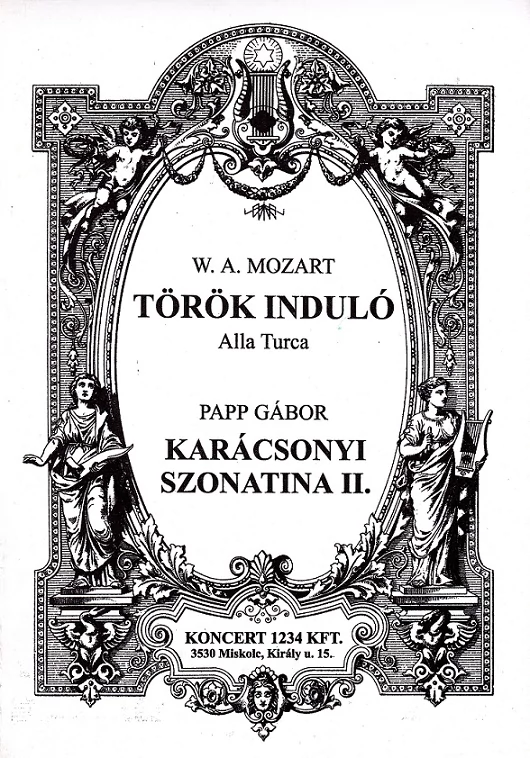 Mozart Török induló Papp Karácsonyi szonatina II