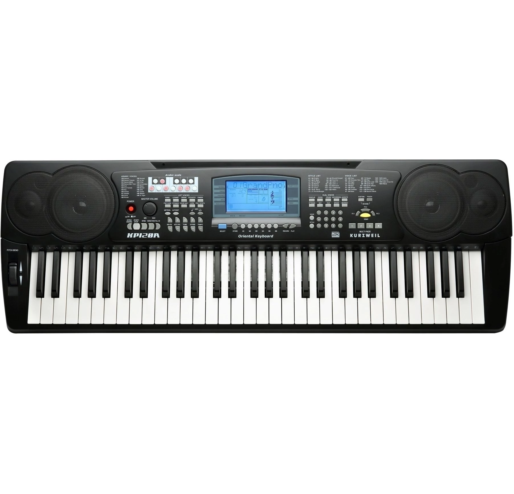 Kurzweil KP120A Billentésérzékeny szintetizátor