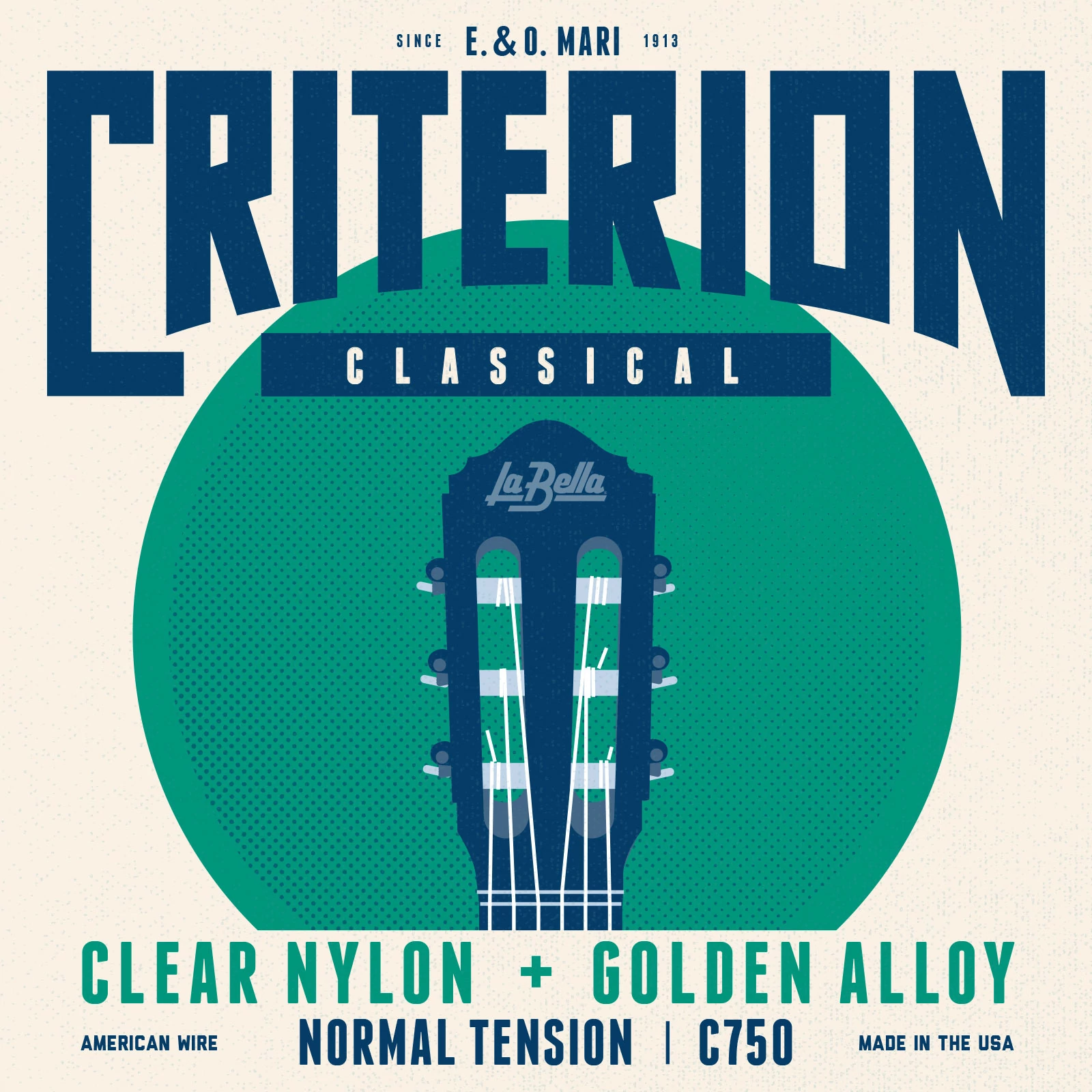 La Bella Criterion C750 Normal Tension 028-042 klasszikus gitárhúr szett