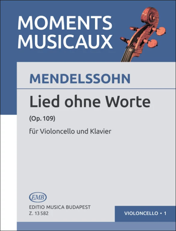Mendelssohn-Bartholdy, Felix: Lied ohne Worte gordonkára és zongorára
