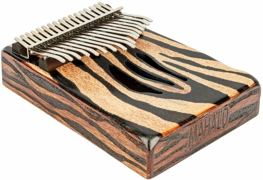 Mahalo MKA17ZE 17 hangú zebra kalimba táskával