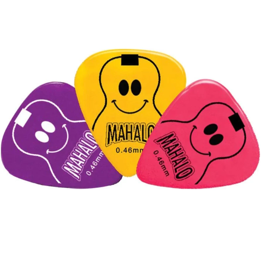 Mahalo Smiley Picks Ukulele 3 darabos pengető 0,46 mm