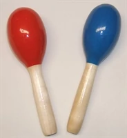 Makimpex M-03/1 színes nyeles Mini maracas pár