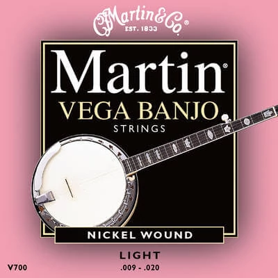 Martin MV700 banjo húr, 5 húros, Vega Light