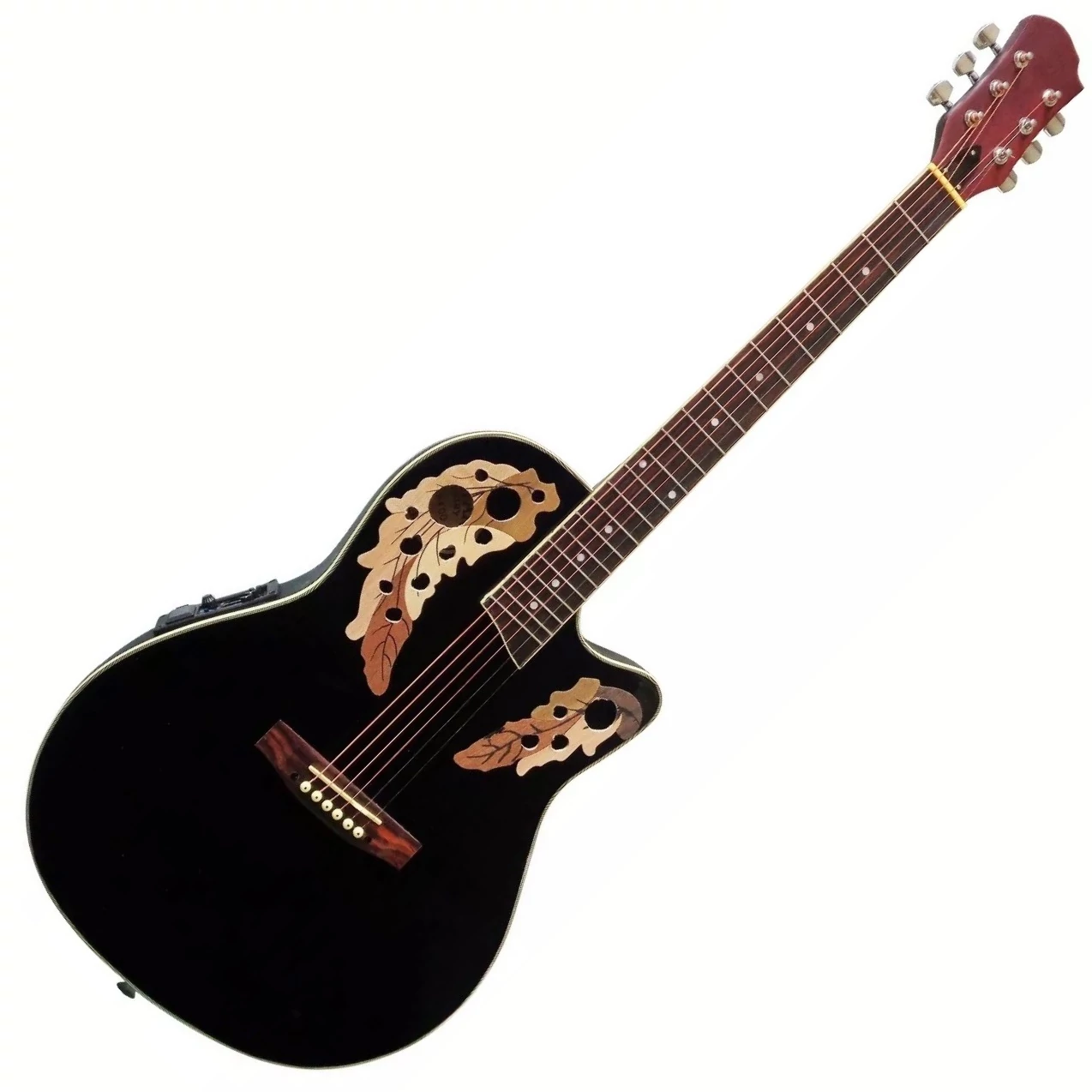 Vision RB400 Roundback  fekete - mintás elektroakusztikus gitár