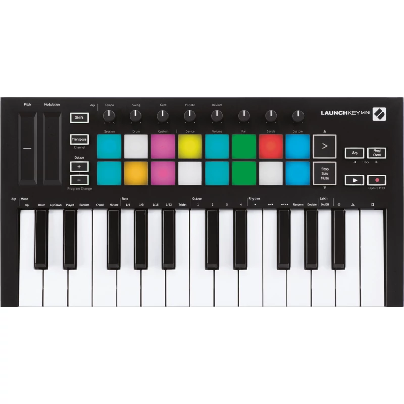 Novation Launchkey Mini Mk3 Ableton Live és MIDI kontroller billentyűzet