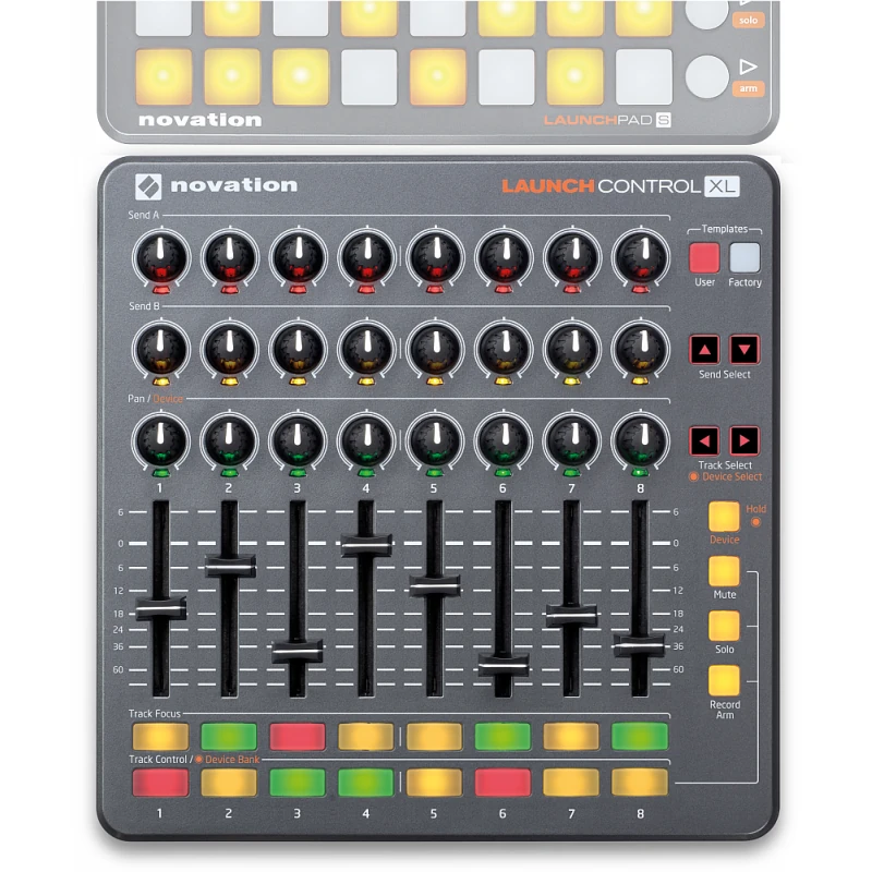 Novation Launch Control XL Ableton Live kontroller - MIDI BILLENTYŰZET ...