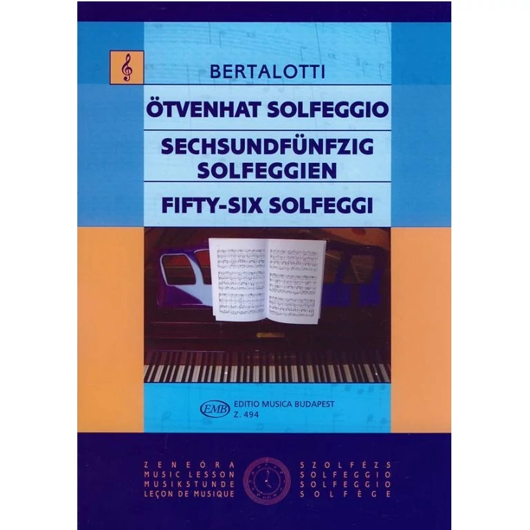 Bertalotti Ötvenhat solfeggio