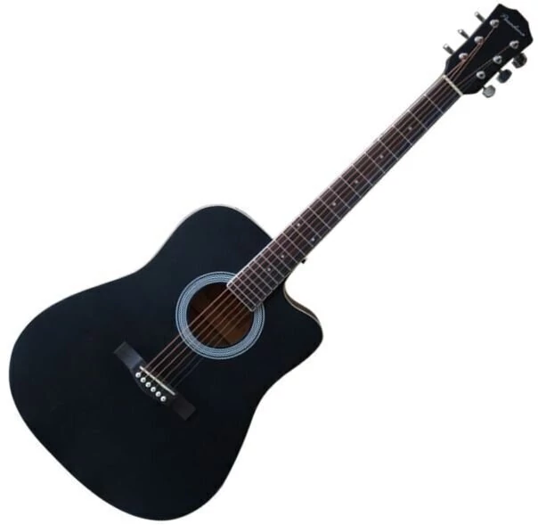 Pasadena SG028C Black Akusztikus gitár