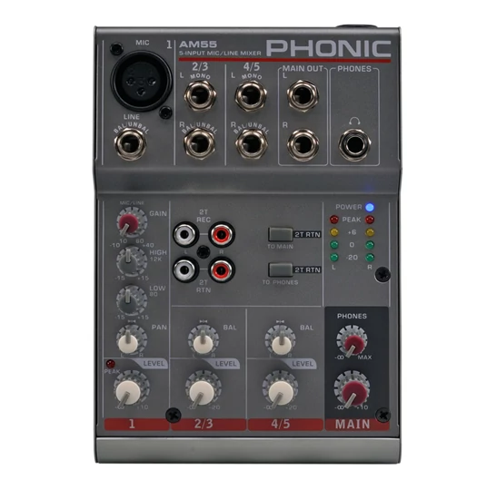 Phonic AM55 keverő