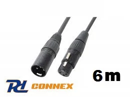 Power Dynamics Connex XLR m - XLR p PREMIUM mikrofonkábel 6m