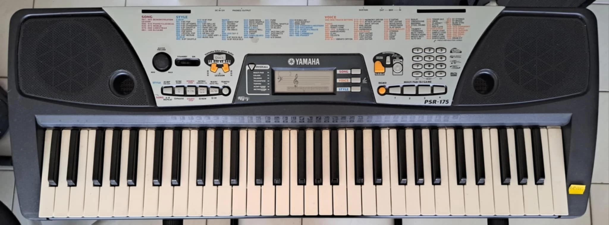 Yamaha PSR-175 szintetizátor (Használt cikkek)