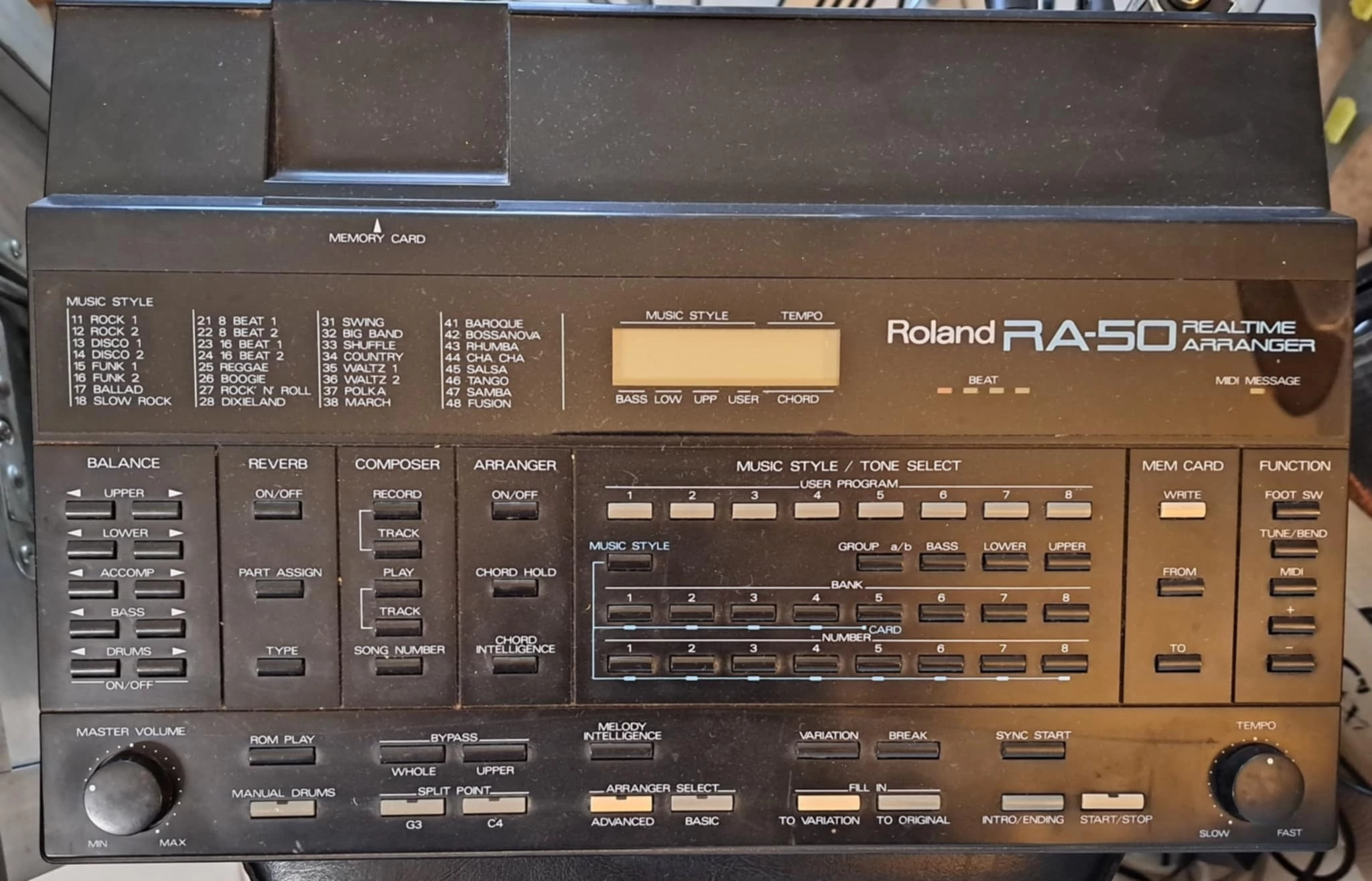 Roland RA-50 hangmodul (Használt cikkek)