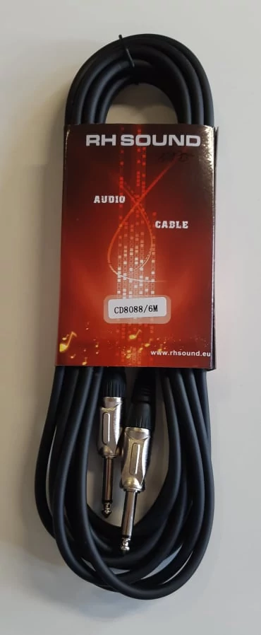 RH Sound CD8088 Jack 6,3 - Jack 6,3 hangszerkábel 6m