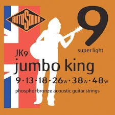 Rotosound JK9 Super Light 009-048w akusztikus húr szett