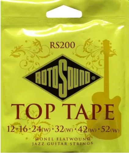 Rotosound RS 200 Flat Wound 012-052 Ball End Jazz elektromos gitár húr szett