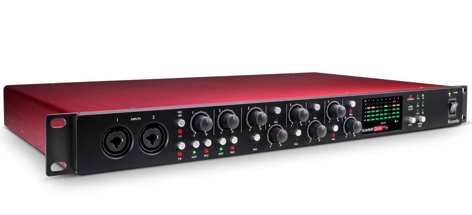 Focusrite Scarlett OctoPre 8-csatornás mikrofon előerősítő/AD átalakító