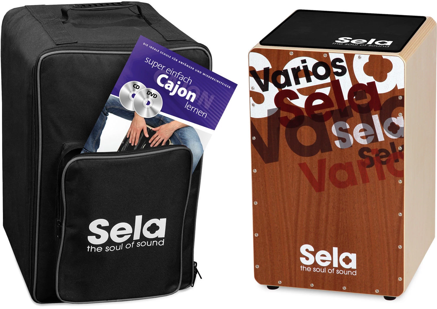 Sela SE 092 Varios Cajon Bundle Standard ütőhangszer szett: Cajon