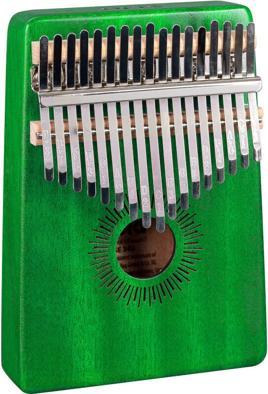 Sela SE 248 Mahogany 17 kalimba Zöld