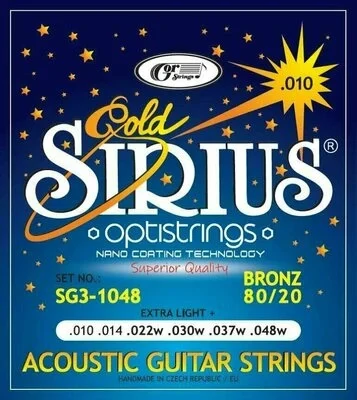 Gor Sirius Gold SG3-1048 Extra Light akusztikus gitárhúr szett