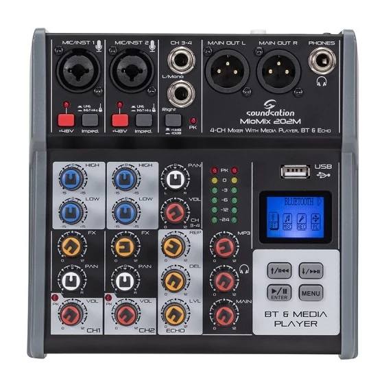 Soundsation Miomix 202M Audio Mixer